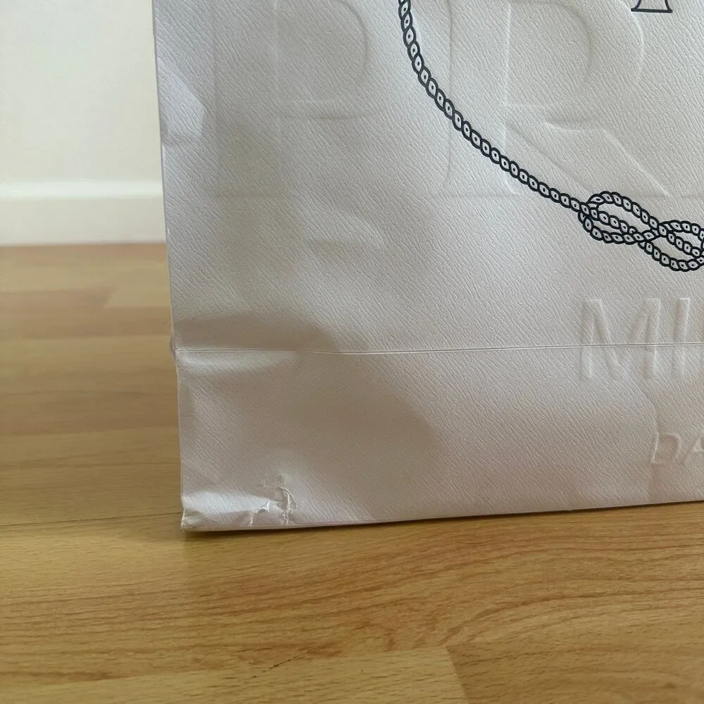 Prada Paper Shopping Bag - white extra large, 22